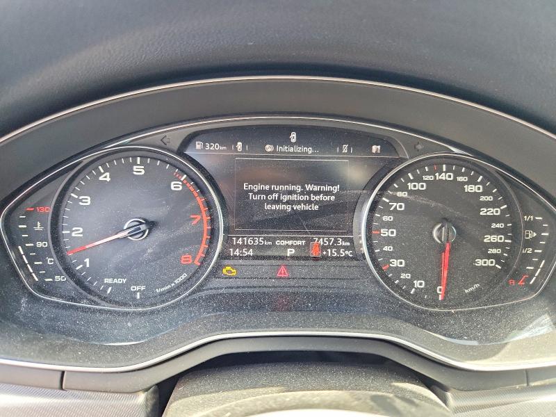 2018 Audi A4 VIN WAUBNAF45JA215926 COPART salvage auction — FRONT END, ON - PERMIT SALVAGE, sold $3,600 on 2026-07-21 (photo 9)