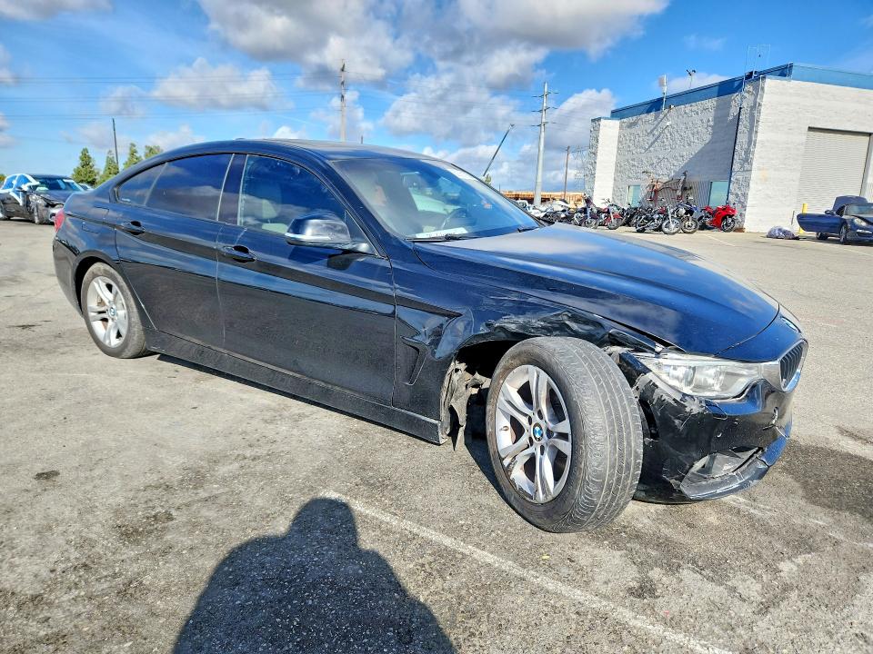 2015 BMW 4er VIN WBA4A7C58FD415726 COPART salvage auction — FRONT END, Ca - Salvage Certificate, sold $1,550 on 2026-07-07 (photo 4)