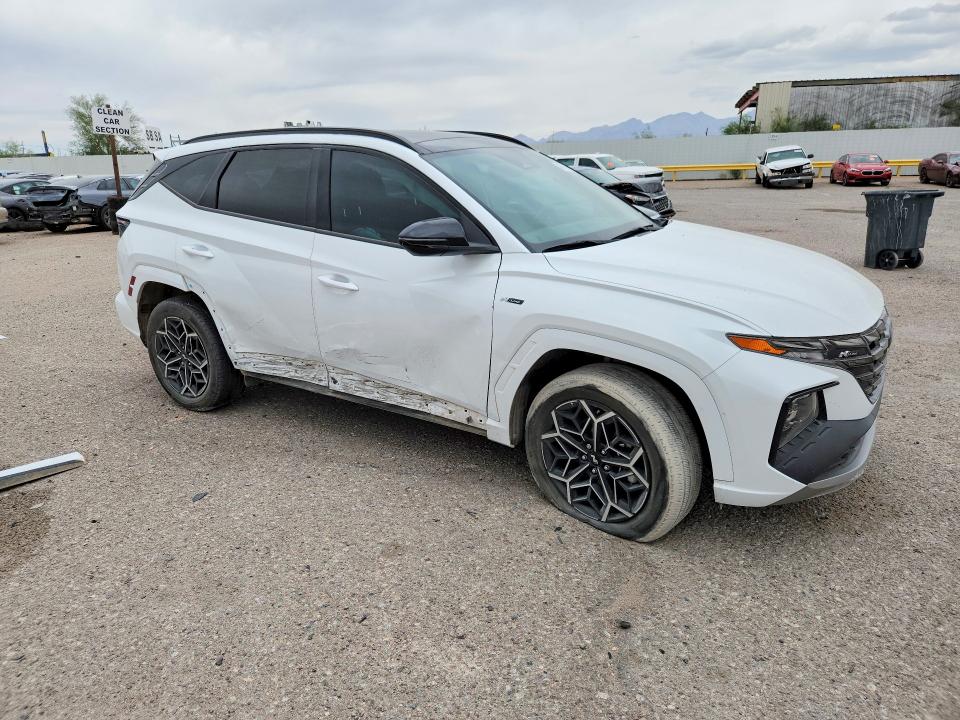 2024 Hyundai Tucson VIN KM8JFCD1XRU171685 COPART salvage auction — SIDE, Az - Cert Of Title - Salvage, sold $12,300 on 2026-07-06 (photo 4)