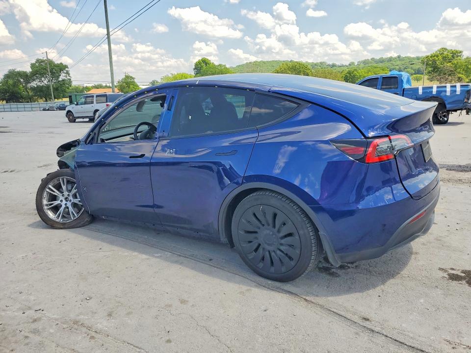 2023 Tesla Model y VIN 7SAYGDEE8PA207421 COPART salvage auction — FRONT END, Tn - Salvage Certificate, sold $12,700 on 2026-07-27 (photo 2)