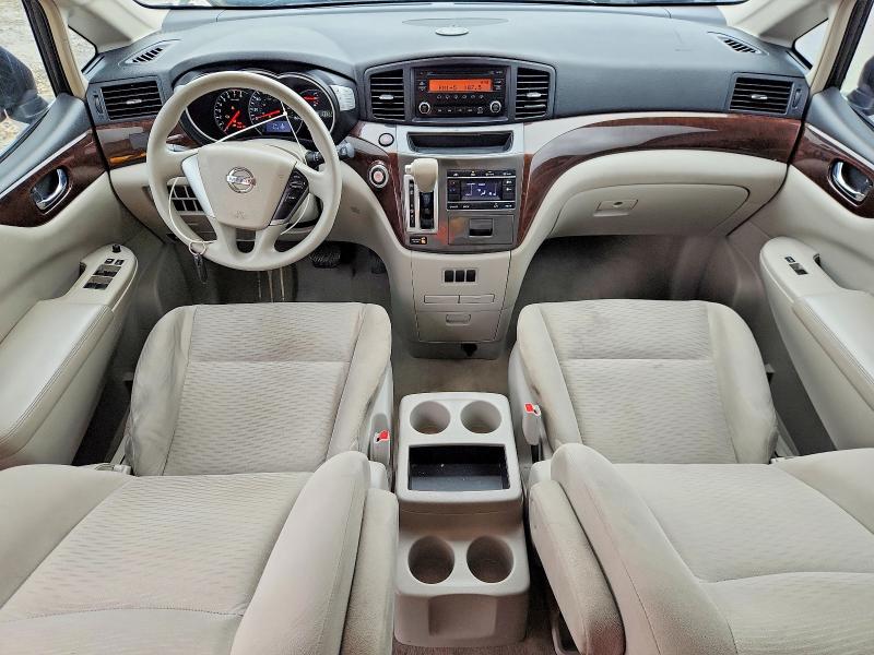 2014 Nissan Quest VIN JN8AE2KP7E9105377 COPART salvage auction — FRONT END, TX - CERTIFICATE OF TITLE, sold $525 on 2026-07-24 (photo 8)