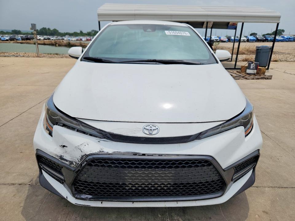 2021 Toyota Corolla VIN 5YFS4MCE8MP065346 COPART salvage auction — REAR END, TX - CERTIFICATE OF TITLE, sold $9,400 on 2026-07-02 (photo 5)