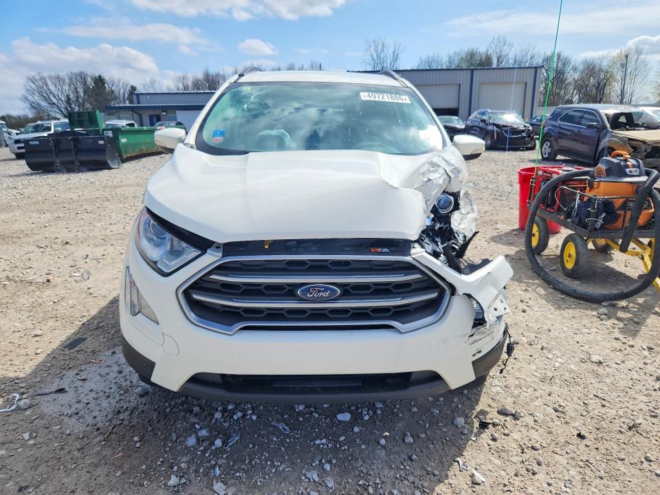2018 Ford Ecosport VIN MAJ6P1UL9JC182934 COPART salvage auction — FRONT END, MI - CERTIFICATE OF TITLE, sold $550 on 2026-07-02 (photo 5)