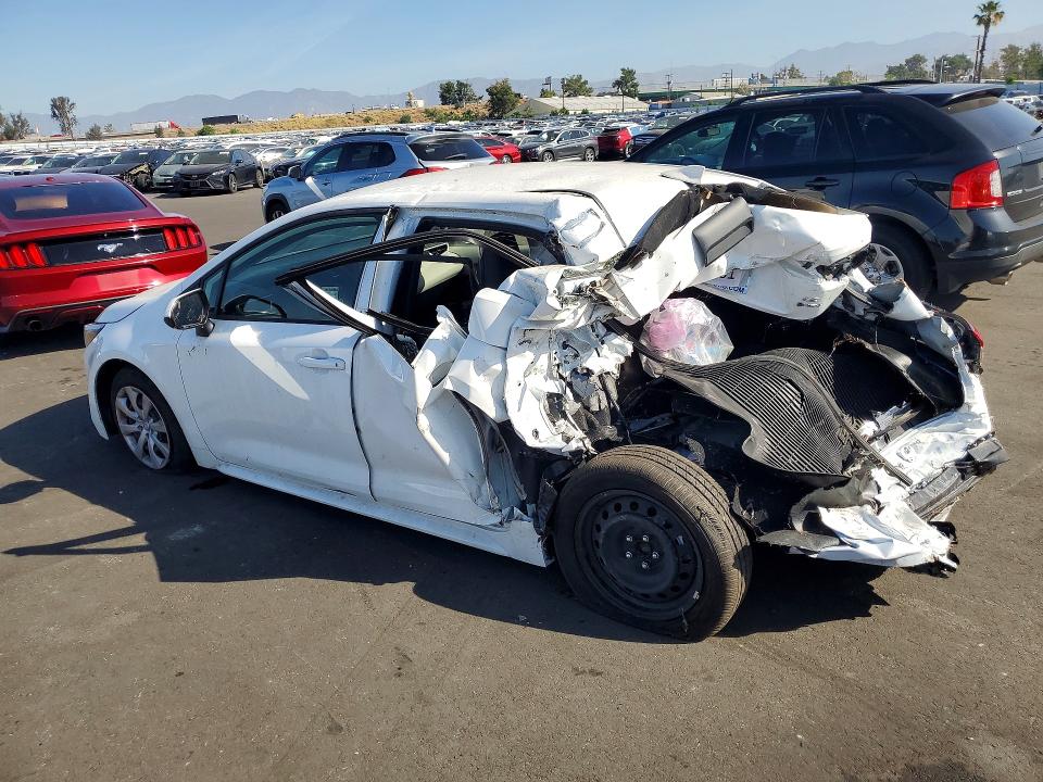 2025 Toyota Corolla VIN JTDBCMFE2S3093650 COPART salvage auction — ALL OVER, Ca - Salvage Certificate, sold $4,200 on 2026-07-08 (photo 2)