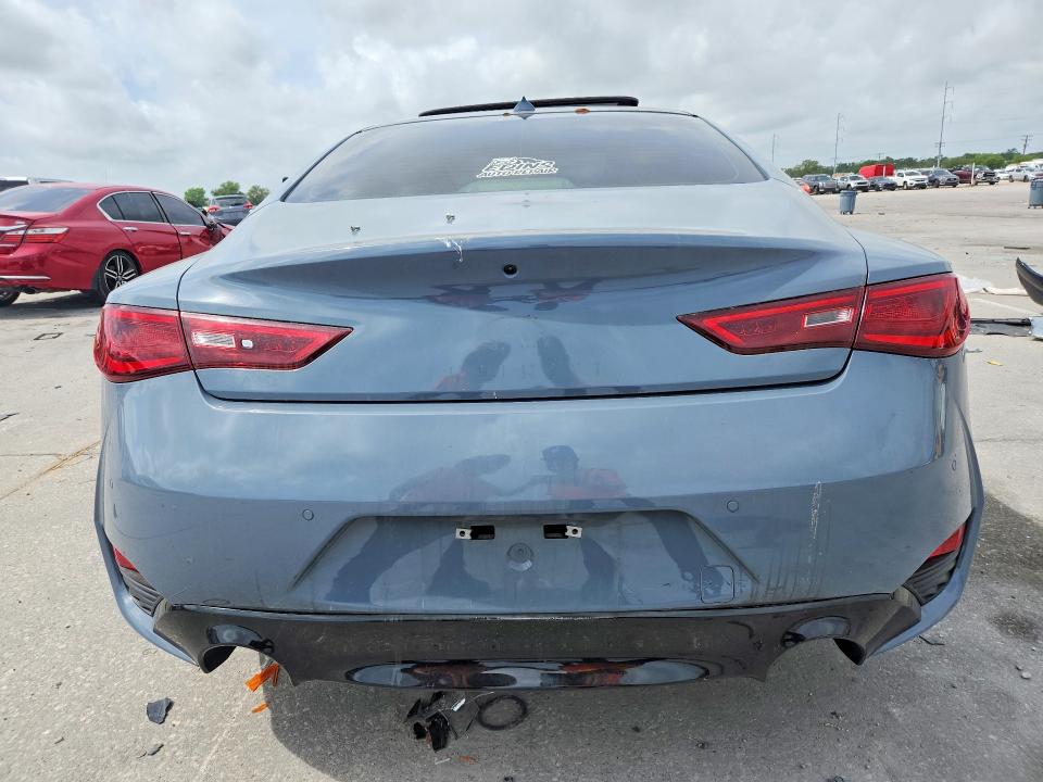 2022 Infiniti Q60 VIN JN1FV7LL4NM680076 COPART salvage auction — NORMAL WEAR, Ms - Certificate Of Title, sold $26,250 on 2026-07-17 (photo 6)