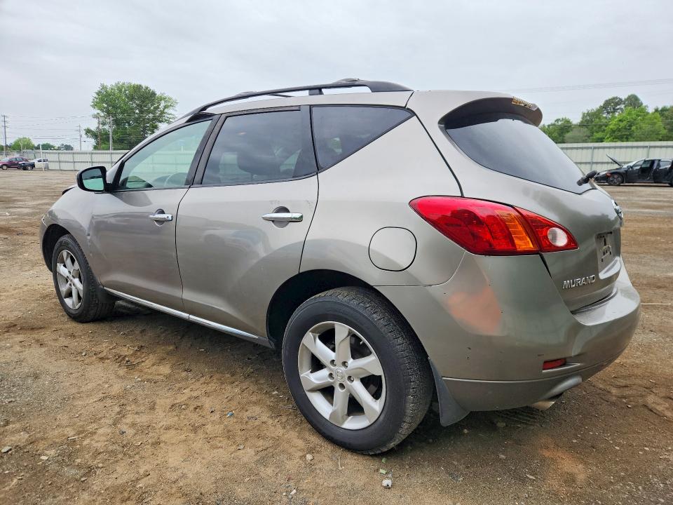 2009 Nissan Murano VIN JN8AZ18U19W007979 COPART salvage auction — ALL OVER, La - Cert Of Title-Salvage, sold $150 on 2026-07-09 (photo 2)