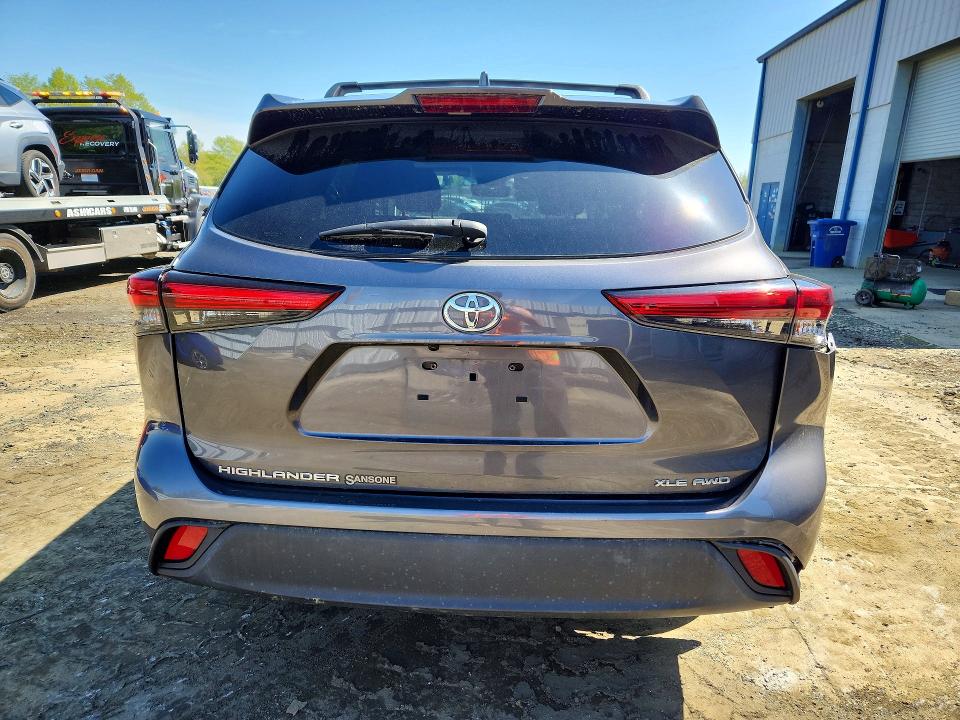 2021 Toyota Highlander VIN 5TDHZRBH5MS107497 COPART salvage auction — SIDE, NJ - CERT OF TITLE-SALVAGE, sold $19,000 on 2026-07-15 (photo 6)