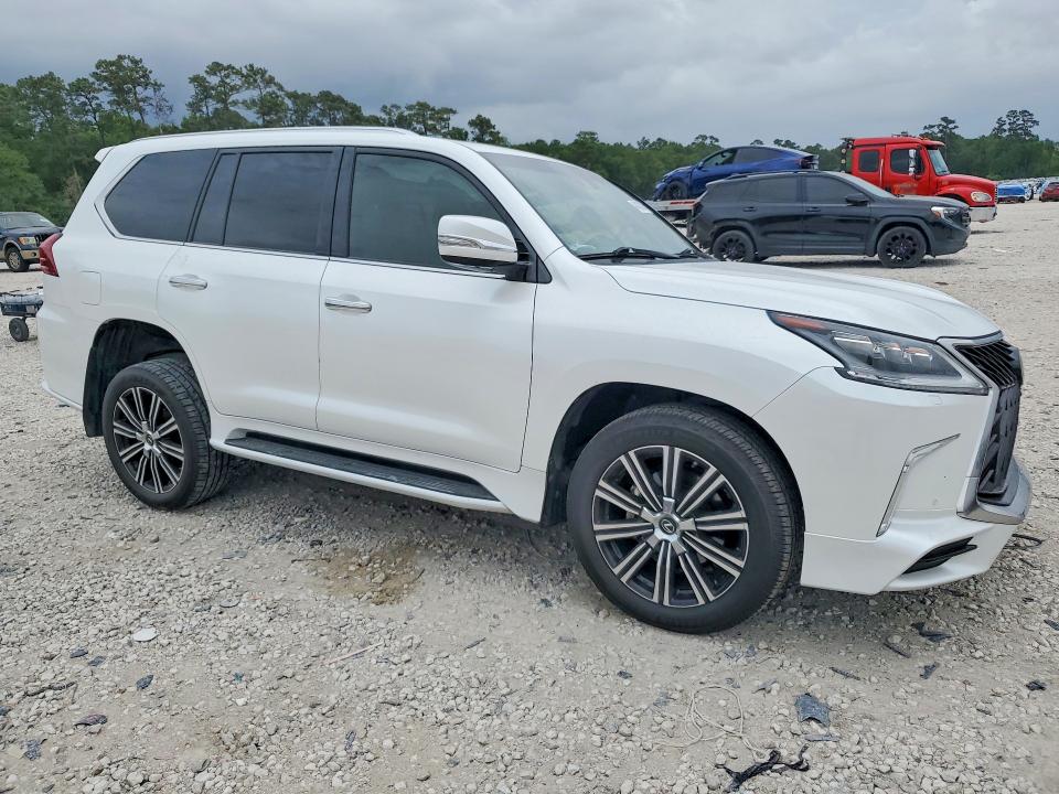 2020 Lexus Lx VIN JTJDY7AX6L4326376 COPART salvage auction — FRONT END, Tx - Certificate Of Title, sold $40,500 on 2026-07-07 (photo 4)