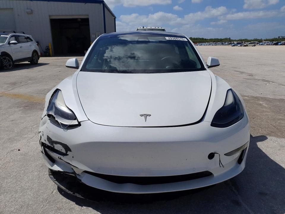 2021 Tesla Model 3 VIN 5YJ3E1EA9MF029719 COPART salvage auction — FRONT END, Fl - Certificate Of Destruction, sold $4,750 on 2026-07-15 (photo 5)