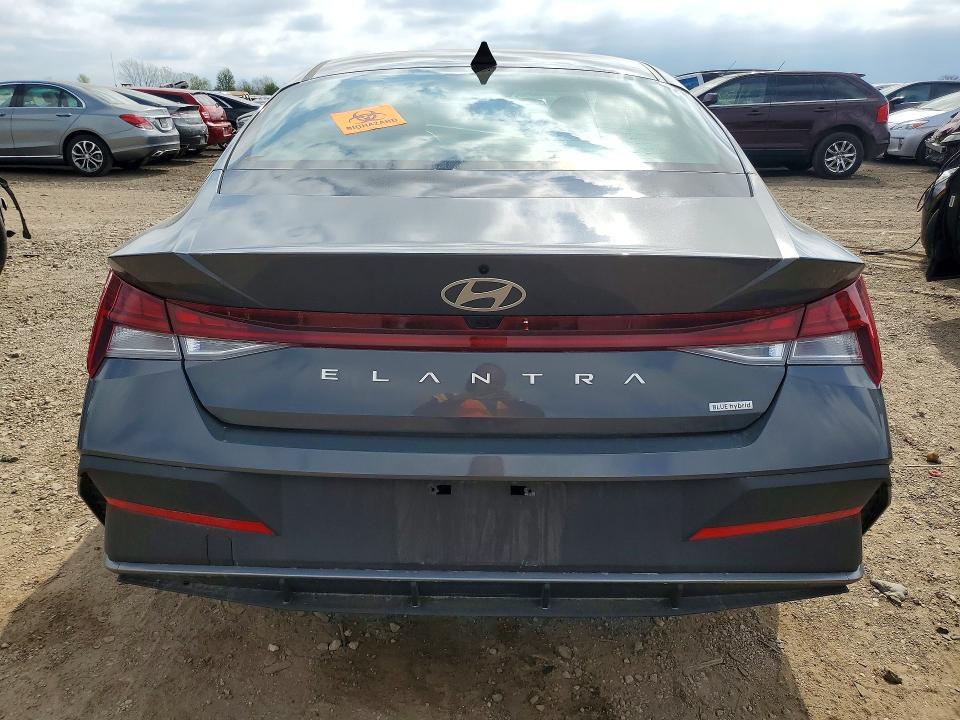 2025 Hyundai Elantra VIN KMHLM4DJXSU142729 COPART salvage auction — FRONT END, Il - Salvage Certificate, sold $5,200 on 2026-07-14 (photo 6)