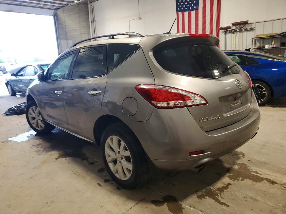 2011 Nissan Murano VIN JN8AZ1MW4BW166282 COPART salvage auction — FRONT END, Ia - Cert Of Title-Salvage Title, sold $500 on 2026-07-10 (photo 2)