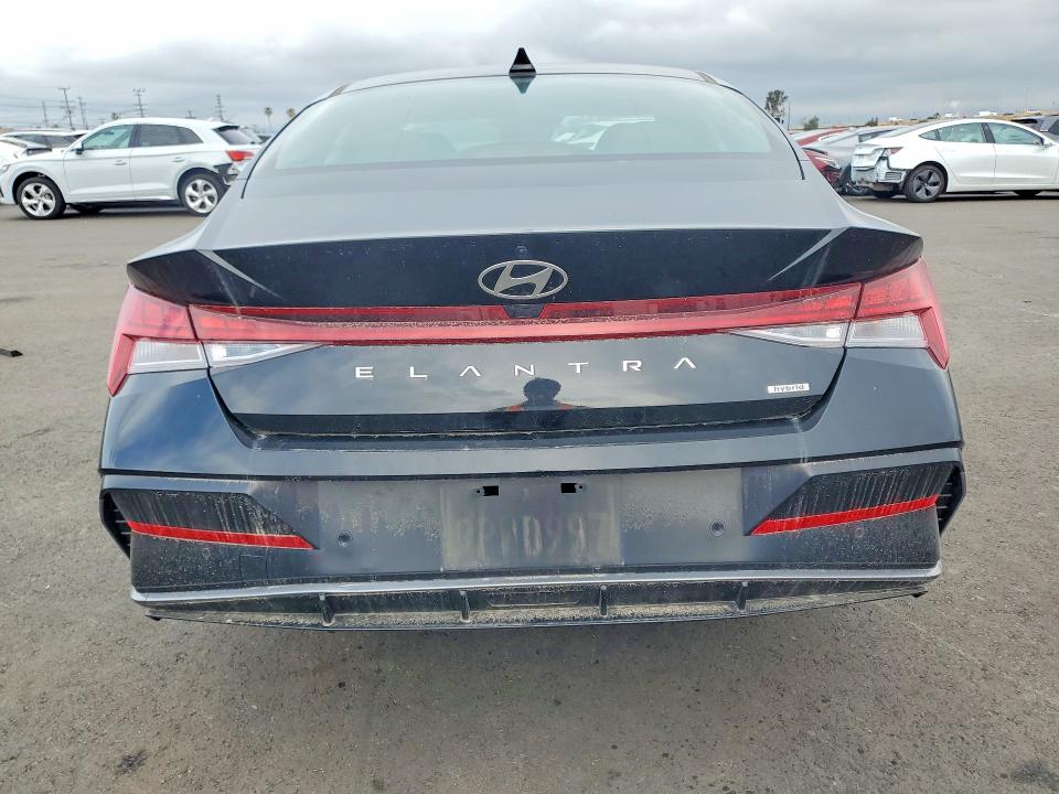 2024 Hyundai Elantra VIN KMHLN4DJ3RU112835 COPART salvage auction — FRONT END, Ca - Salvage Certificate, sold $7,700 on 2026-07-08 (photo 6)