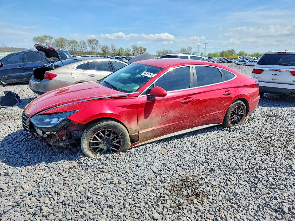 2020 Hyundai Sonata VIN 5NPEG4JAXLH034230 COPART salvage auction — FRONT END, Il - Salvage Certificate, sold $2,150 on 2026-07-27 (photo 1)