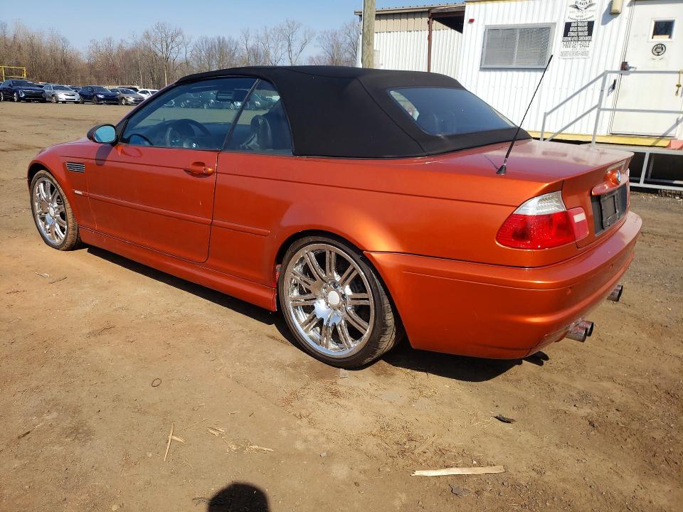 2004 BMW M3 VIN WBSBR93494PK05100 COPART salvage auction — SIDE, CT - CERT OF TITLE-PARTS ONLY SALVA, sold $5,600 on 2026-07-14 (photo 2)