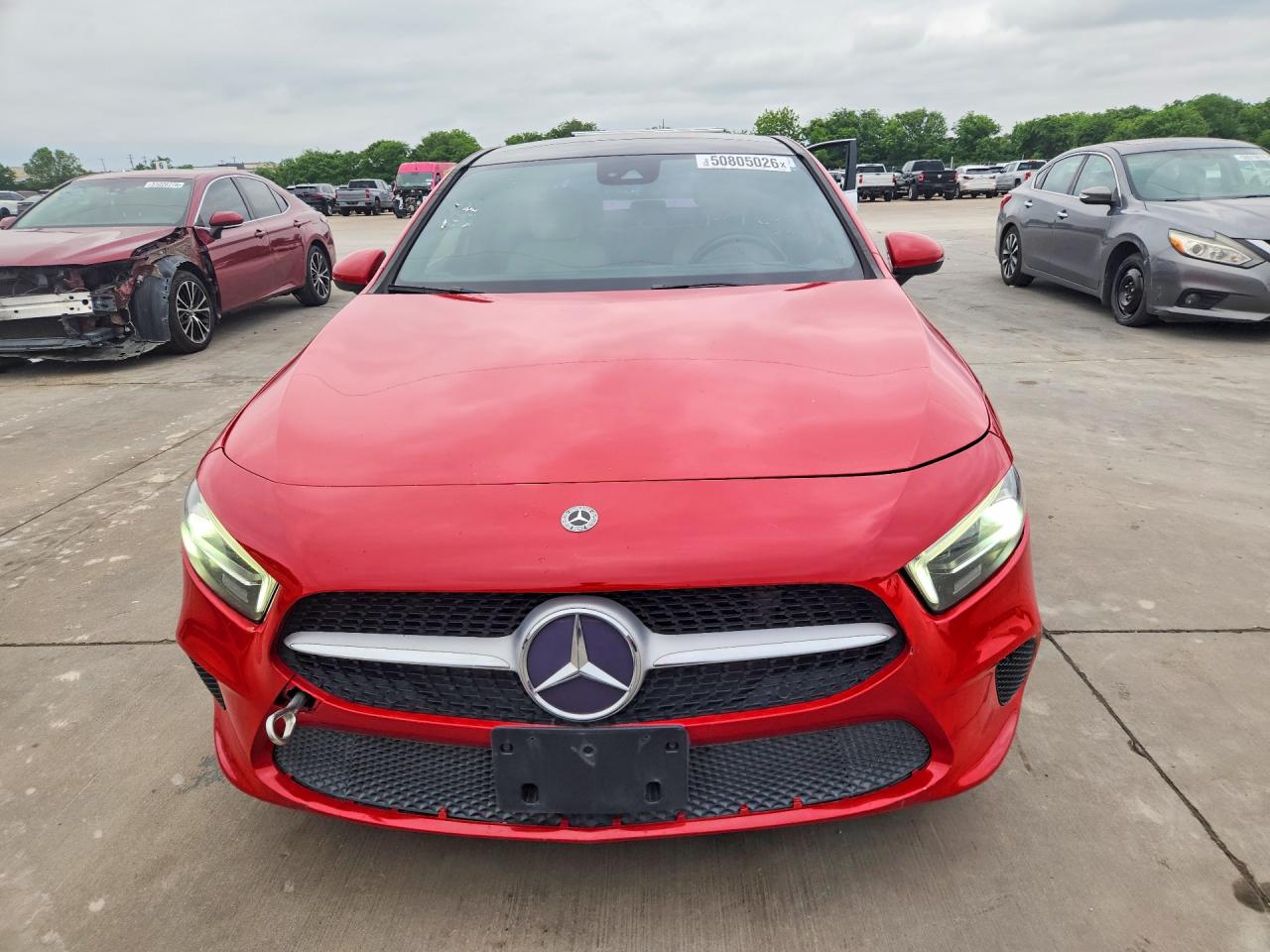 2019 Mercedes Benz A VIN WDD3G4EBXKW017453 COPART salvage auction — Front End, TX - CERTIFICATE OF TITLE, sold $5,300 on 2026-07-09 (photo 5)