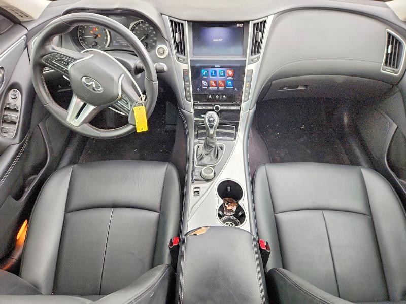 2020 Infiniti Q50 VIN JN1EV7AP8LM205108 COPART salvage auction — SIDE, Salvage Title, sold $1,100 on 2026-07-30 (photo 8)