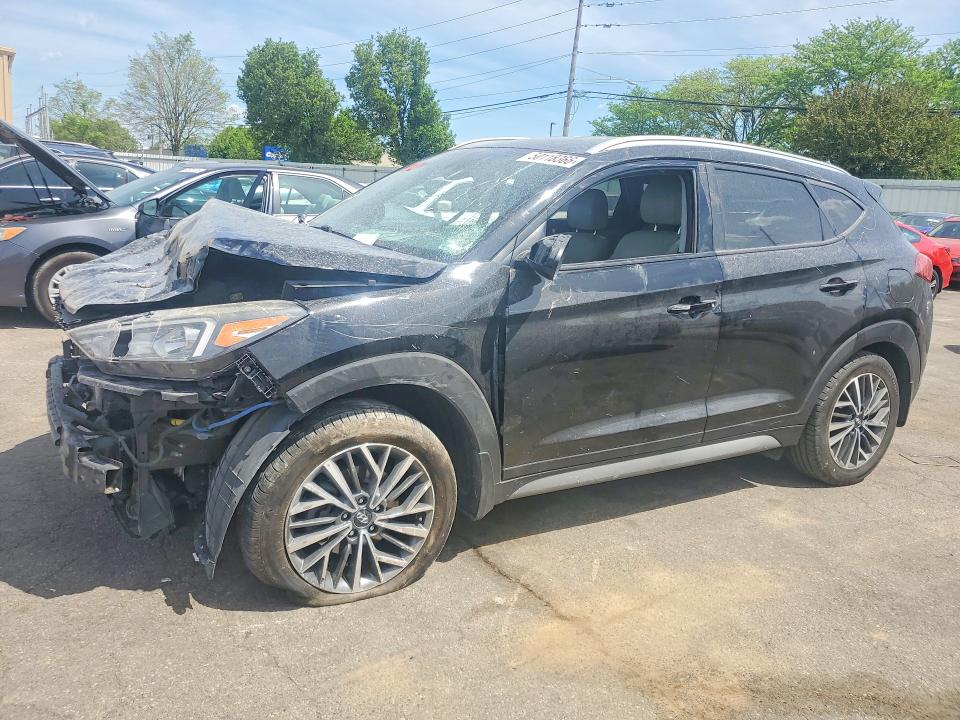 2019 Hyundai Tucson VIN KM8J33AL4KU878415 COPART salvage auction — FRONT END, Oh - Cert Of Title-Salvage, sold $1,850 on 2026-07-08 (photo 1)