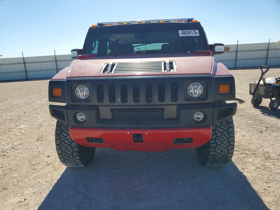 2007 Hummer H2 VIN 5GRGN23UX7H107755 COPART salvage auction — REAR END, Id - Salvage Certificate Of Title, sold $2,950 on 2026-07-08 (photo 5)