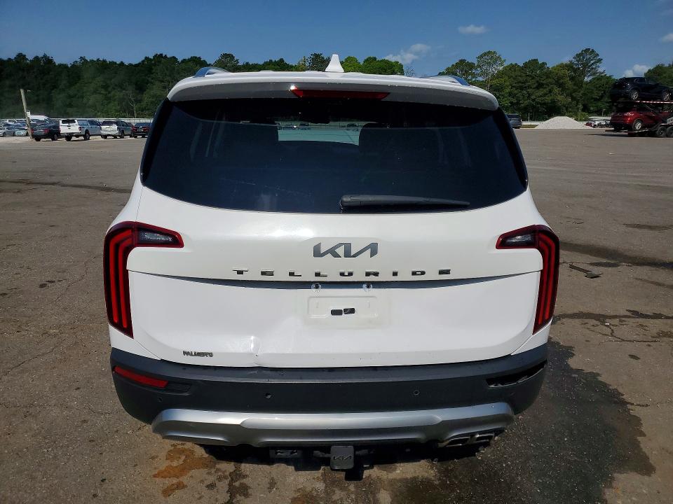2022 Kia Telluride VIN 5XYP34HC7NG235640 COPART salvage auction — FRONT END, Al - Cert Of Title-Salvage Title, sold $5,900 on 2026-07-13 (photo 6)