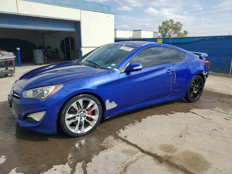 2013 Hyundai Genesis VIN KMHHU6KJ9DU101192 COPART salvage auction — REAR END, Tx - Salvage Vehicle Title, sold $400 on 2026-07-28 (photo 1)