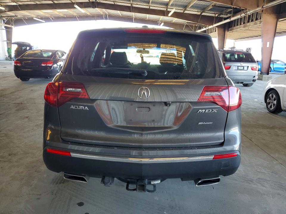 2012 Acura Mdx VIN 2HNYD2H32CH526237 COPART salvage auction — FRONT END, Ca - Salvage Certificate, sold $1,450 on 2026-07-02 (photo 6)