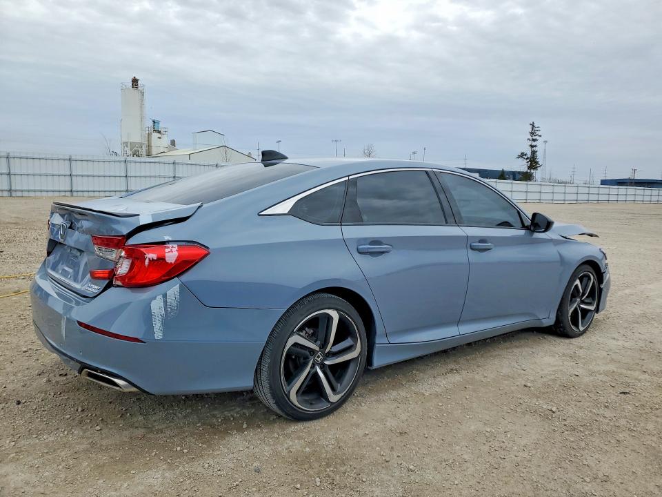 2022 Honda Accord VIN 1HGCV1F43NA087393 COPART salvage auction — FRONT END, IA - CERT OF TITLE-SALVAGE TITLE, sold $10,100 on 2026-07-27 (photo 3)