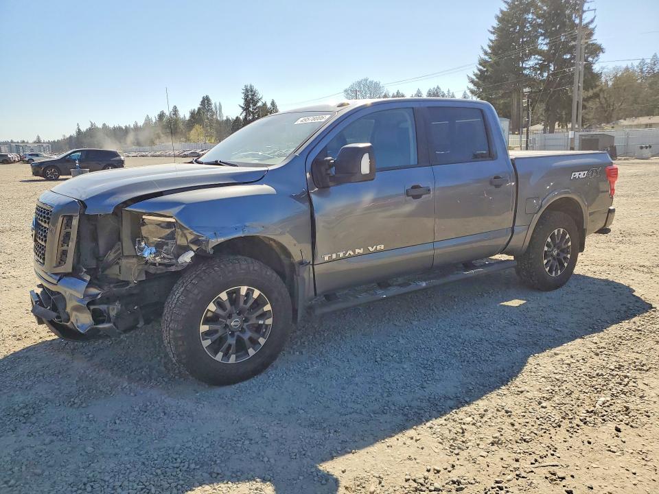 2018 Nissan TITAN VIN 1N6AA1E59JN520422 COPART salvage auction — FRONT END, Wa - Bill Of Sale, sold $5,600 on 2026-07-09 (photo 1)