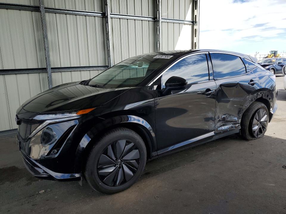 2023 Nissan Ariya VIN JN1AF0BA4PM407219 COPART salvage auction — SIDE, CA - SALVAGE CERTIFICATE, sold $7,700 on 2026-07-09 (photo 1)