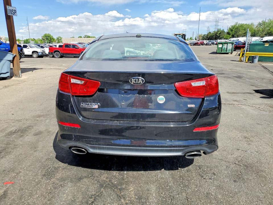 2015 Kia Optima VIN KNAGM4A72F5659941 COPART salvage auction — FRONT END, CO - PUBLIC - SALVAGE TITLE, sold $750 on 2026-07-02 (photo 6)