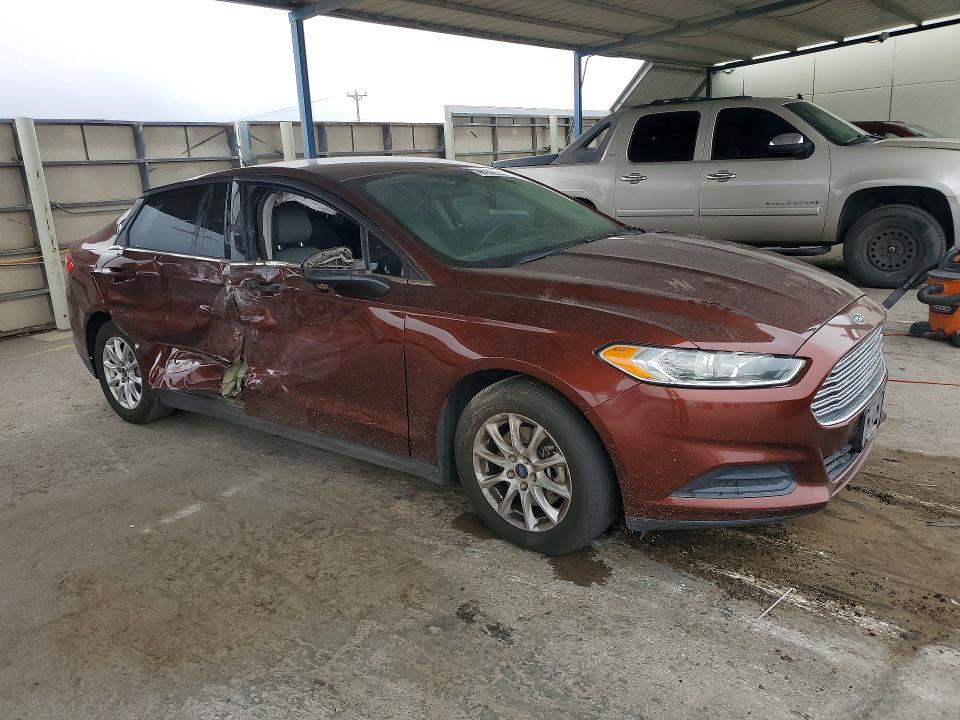 2016 Ford Fusion VIN 3FA6P0G76GR354355 COPART salvage auction — SIDE, Tx - Salvage Vehicle Title, sold $1,150 on 2026-07-06 (photo 4)