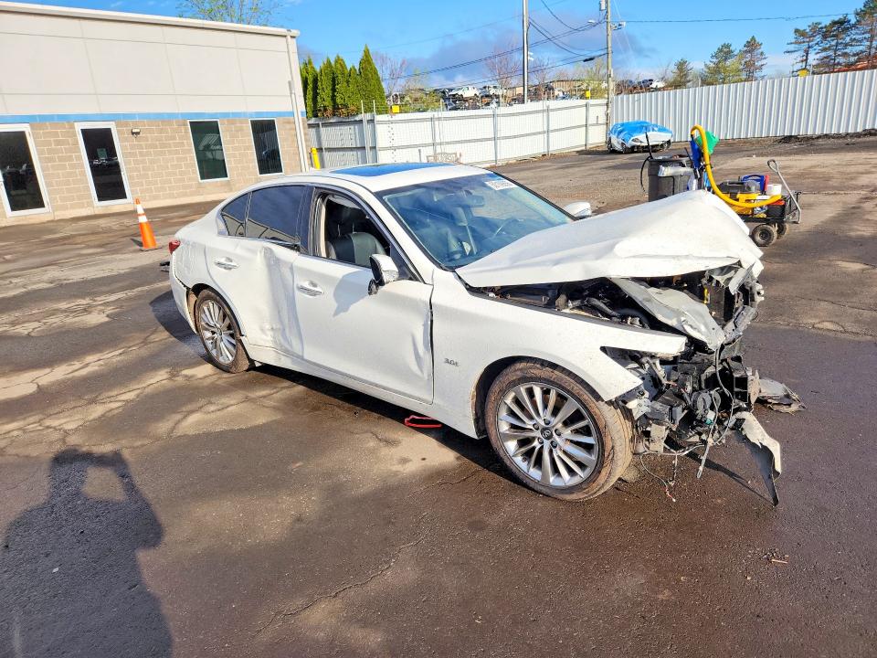 2019 Infiniti VIN JN1EV7AR8KM557668 COPART salvage auction — FRONT END, Salvage Title, sold $1,000 on 2026-07-10 (photo 4)