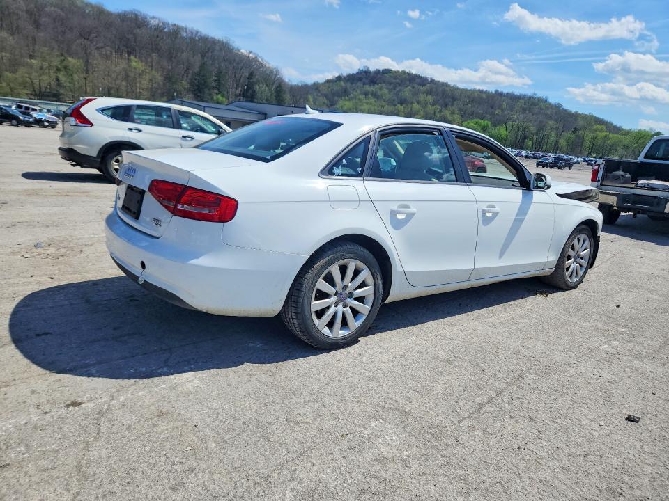 2014 Audi A4 VIN WAUBFAFL0EN002174 COPART salvage auction — FRONT END, PA - CERTIFICATE OF SALVAGE, sold $875 on 2026-07-02 (photo 3)