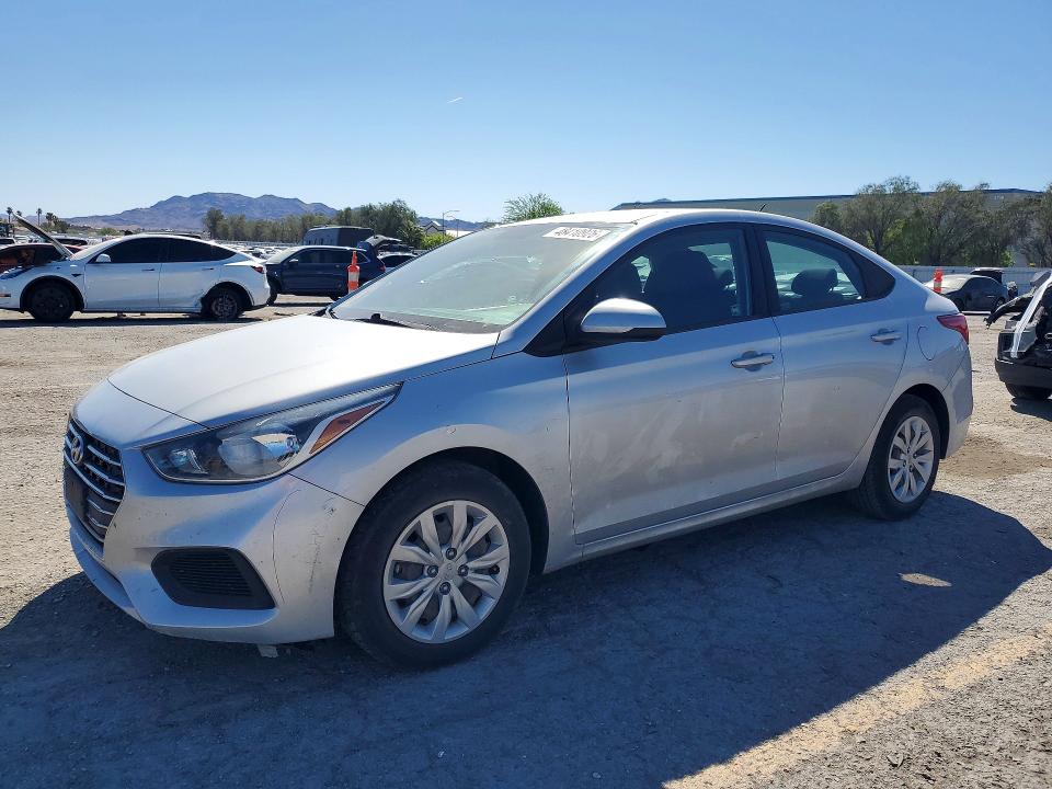 2021 Hyundai Accent VIN 3KPC24A69ME138070 COPART salvage auction — REAR END, Nv - Salvage Title, sold $3,100 on 2026-07-09 (photo 1)
