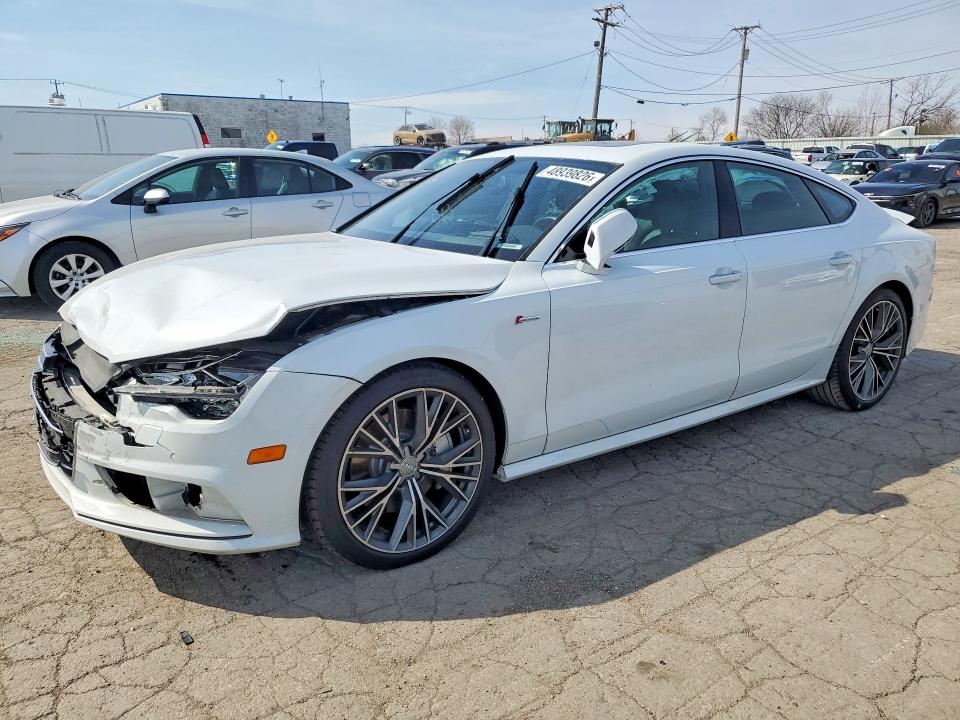 2017 Audi A7 VIN WAU22AFCXHN083152 COPART salvage auction — FRONT END, In - Certificate Of Title, sold $5,300 on 2026-07-09 (photo 1)