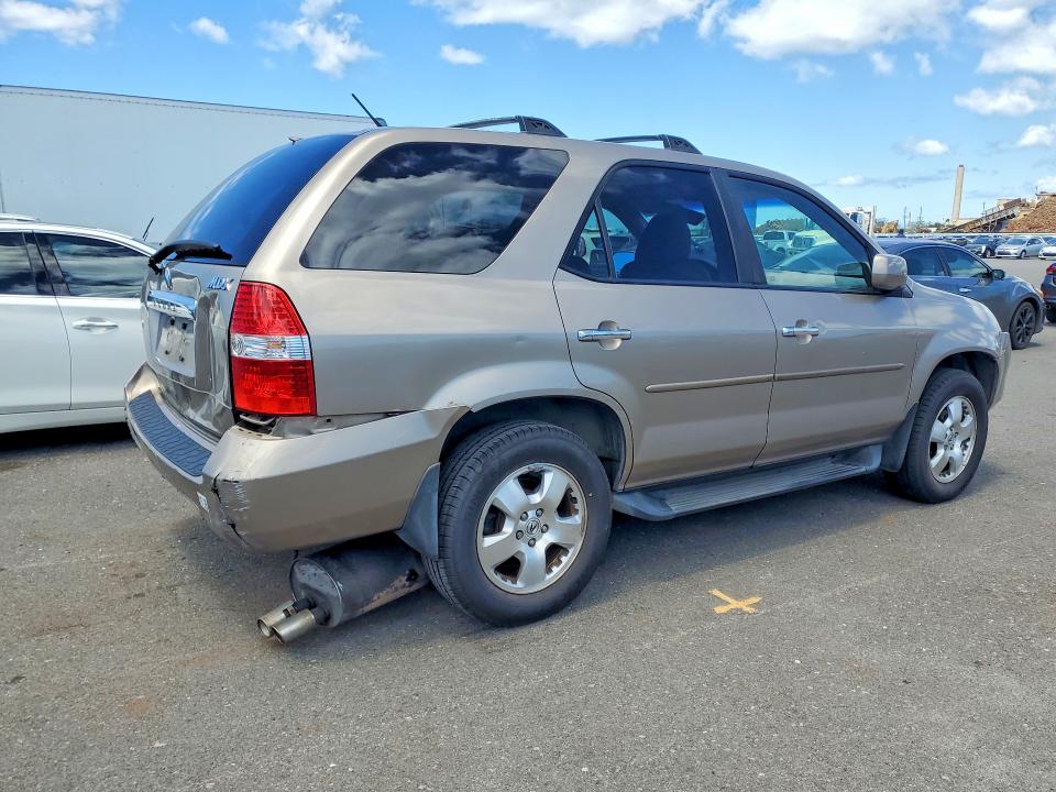 2003 Acura Mdx VIN 2HNYD18273H523402 COPART salvage auction — REAR END, HI - CERTIFICATE OF SALVAGE, sold $10 on 2026-07-27 (photo 3)