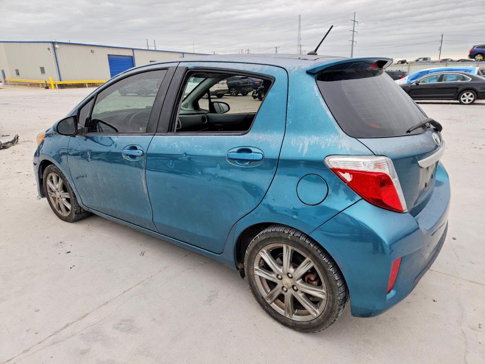2013 Toyota Yaris VIN JTDKTUD33DD555230 COPART salvage auction — HAIL, Tx - Certificate Of Title, sold $2,600 on 2026-07-24 (photo 2)