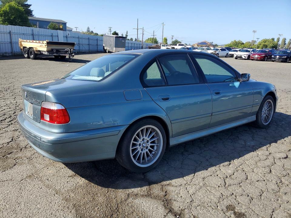 2001 BMW 5 series VIN WBADN63421GM72288 COPART salvage auction — SIDE, CA - SALVAGE CERTIFICATE, sold $750 on 2026-07-24 (photo 3)