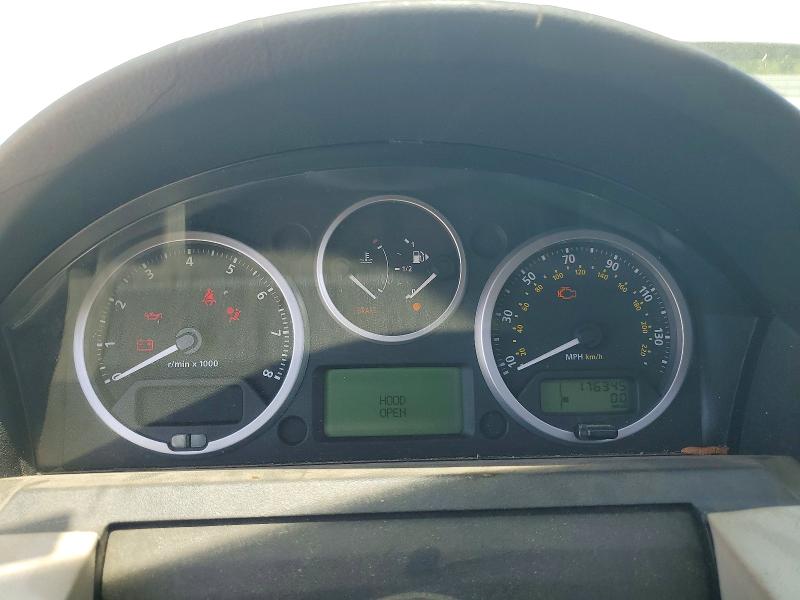 2008 Land rover Range rover sport VIN SALSK25498A137270 COPART salvage auction — FRONT END, Sc - Cert Of Title-Salvage, sold $700 on 2026-07-20 (photo 9)