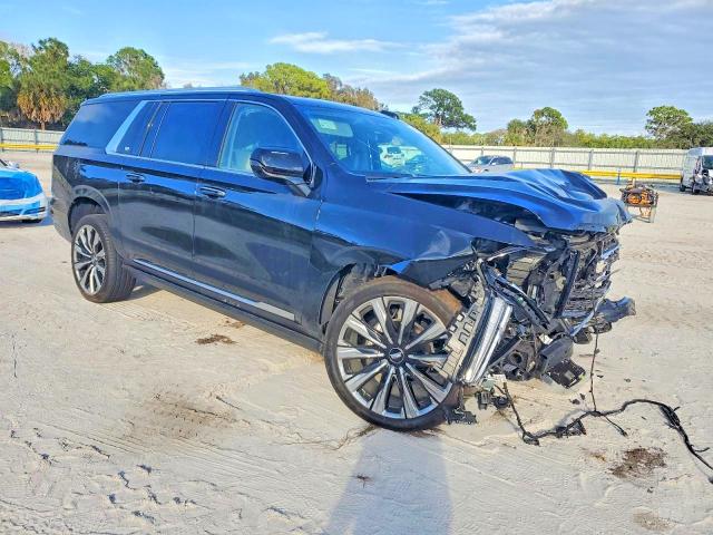 2026 Cadillac Escalade esv VIN 1GYS9MKL8TR130051 COPART salvage auction — Front End, FL - CERT OF TITLE SLVG REBUILDABLE (P), sold $50,500 on 2026-05-06 (photo 4)