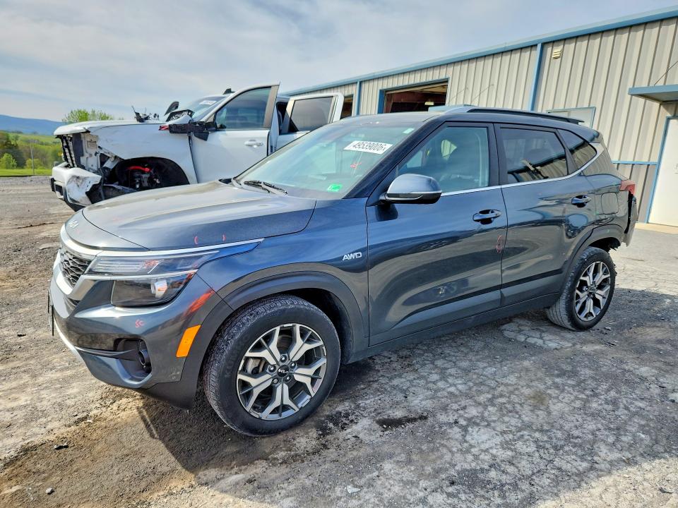 2022 Kia Seltos VIN KNDERCAA6N7289467 COPART salvage auction — REAR END, Va - Cert Of Title - Salvage, sold $6,100 on 2026-07-17 (photo 1)