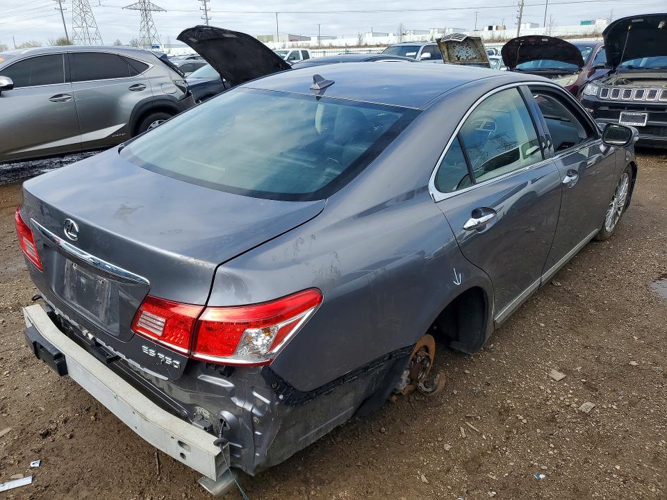 2012 Lexus ES VIN JTHBK1EG9C2476821 COPART salvage auction — FRONT END, Il - Salvage Certificate, sold $550 on 2026-07-21 (photo 3)
