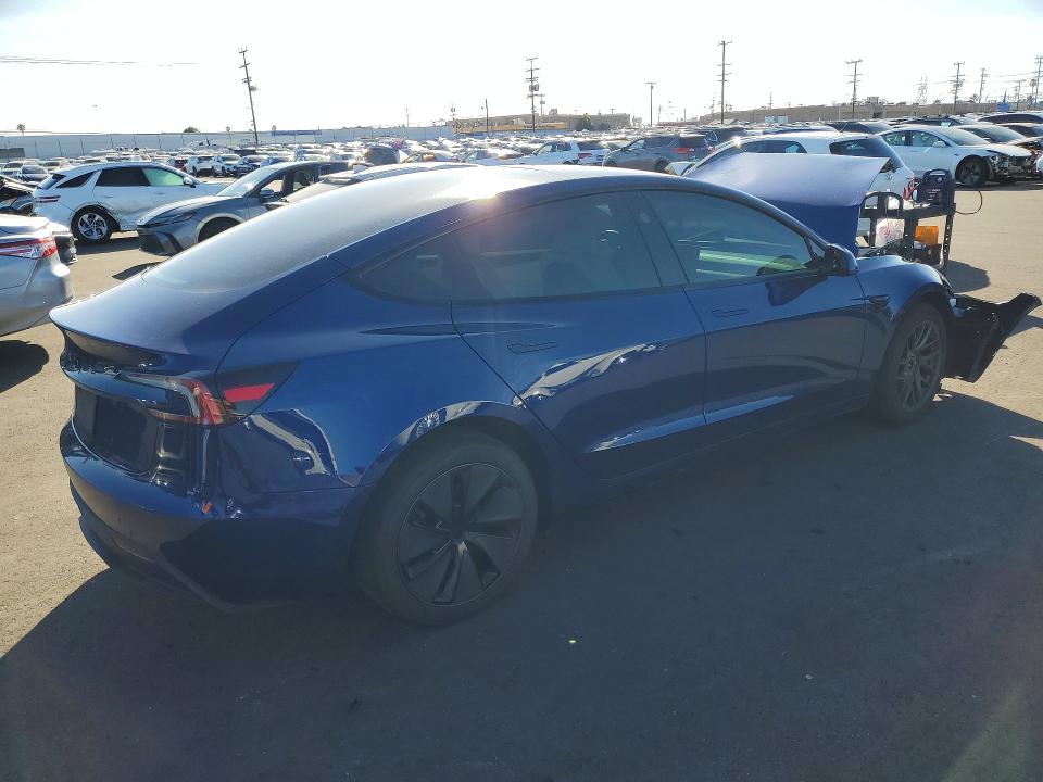 2025 Tesla Model 3 VIN 5YJ3E1EA1SF041876 COPART salvage auction — FRONT END, Salvage Title, sold $13,200 on 2026-07-13 (photo 3)