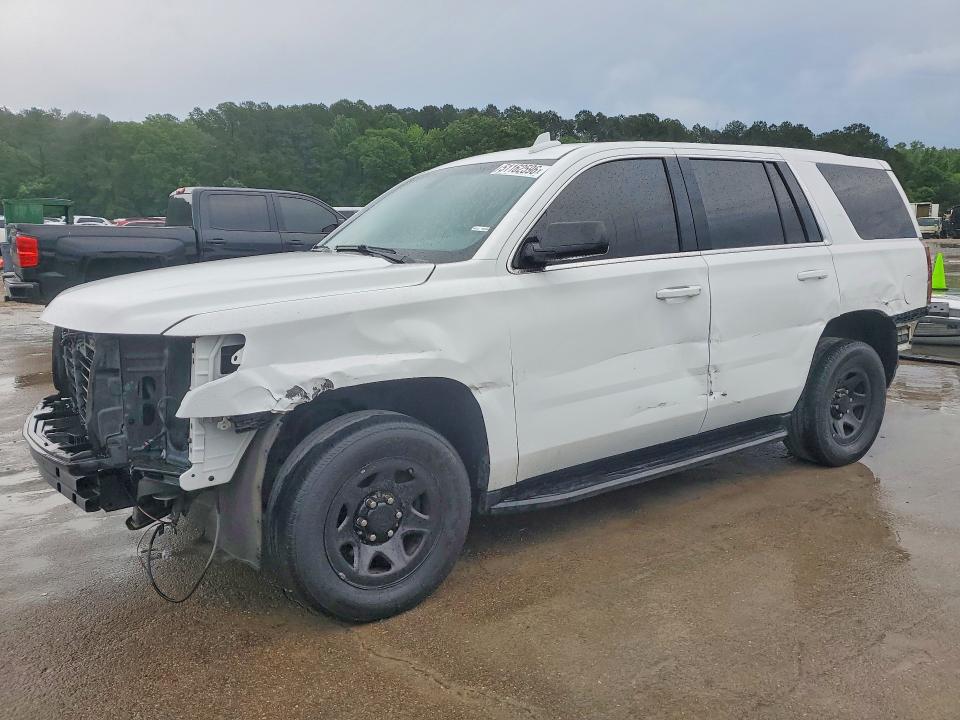2018 Chevrolet Tahoe VIN 1GNLCDKC8JR286526 COPART salvage auction — FRONT END, Ms - Cert Of Title-Salvaged, sold $2,950 on 2026-07-03 (photo 1)