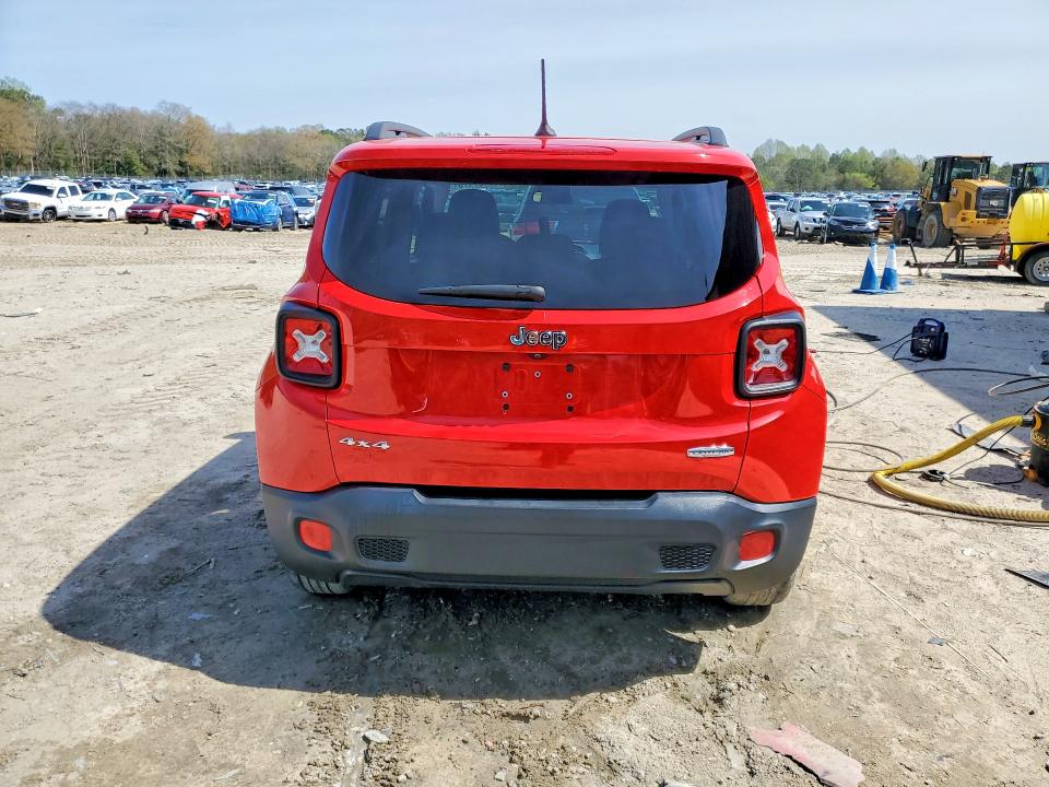 2017 Jeep Renegade VIN ZACCJBBB8HPF48936 COPART salvage auction — FRONT END, Md - Cert Of Salvage > 75% Damage, sold $1,600 on 2026-07-28 (photo 6)