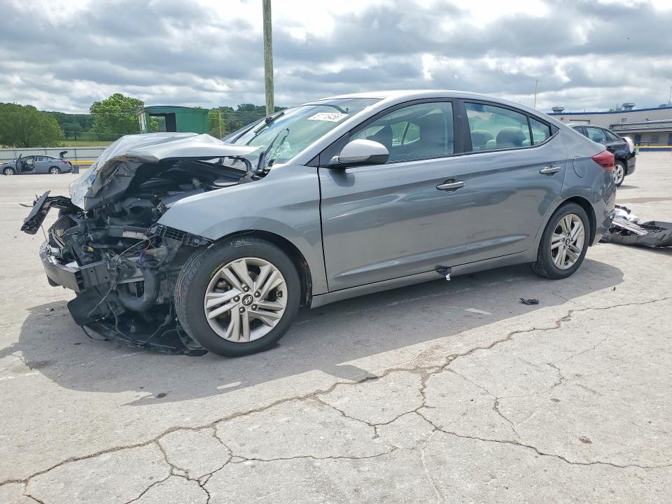 2019 Hyundai Elantra VIN KMHD84LF2KU744207 COPART salvage auction — FRONT END, Tn - Salvage Certificate, sold $625 on 2026-07-20 (photo 1)