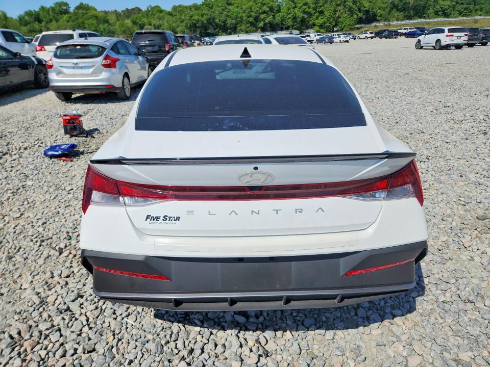 2025 Hyundai Elantra VIN KMHLM4DG6SU010944 COPART salvage auction — FRONT END, Ga - Cert Of Title-Salvage, sold $5,600 on 2026-07-30 (photo 6)