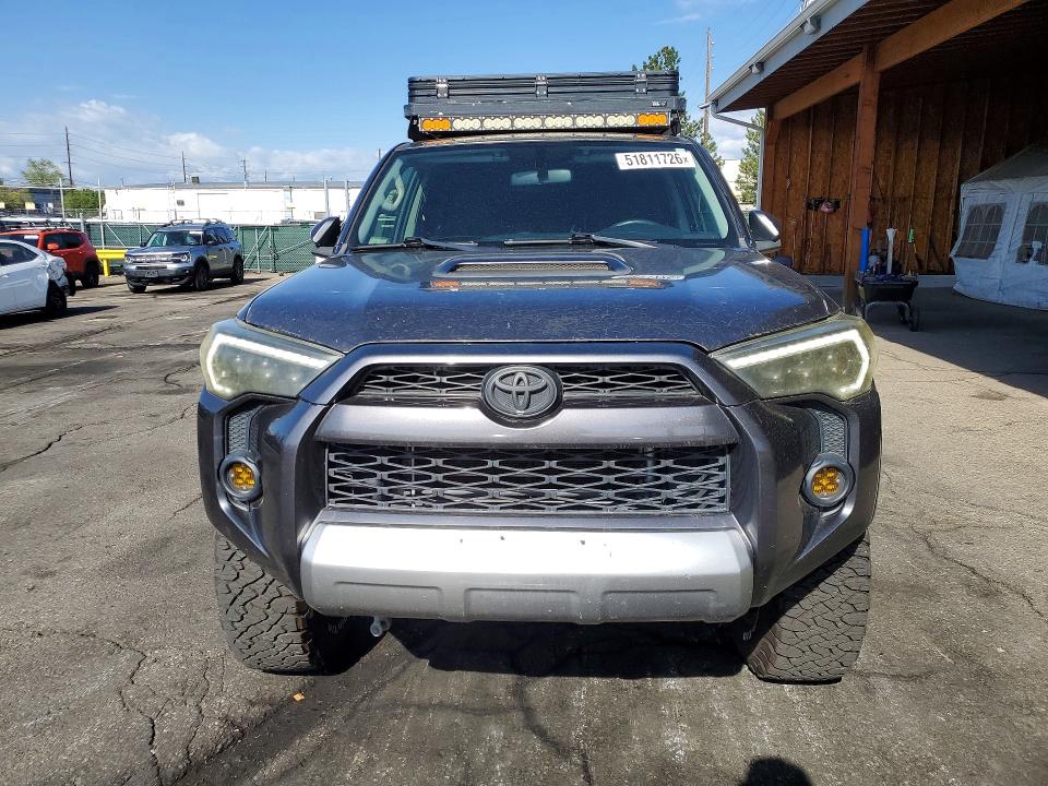 2016 Toyota 4runner VIN JTEBU5JR5G5313335 COPART salvage auction — REAR END, Salvage Title, sold $500 on 2026-07-21 (photo 5)