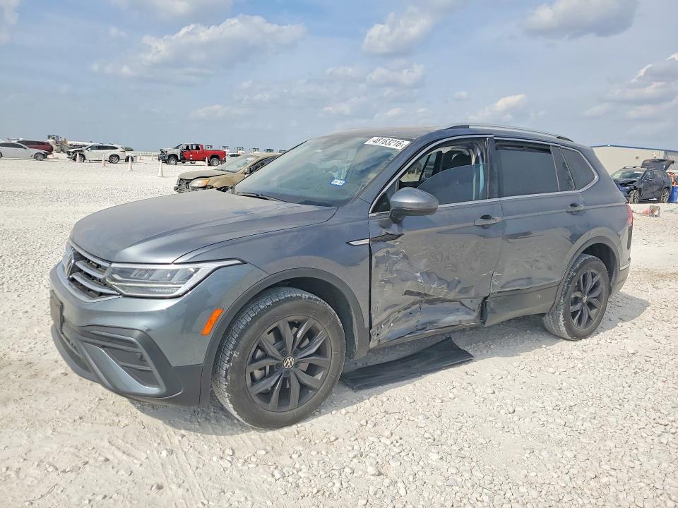 2024 Volkswagen Tiguan VIN 3VVNB7AX0RM106884 COPART salvage auction — SIDE, Tx - Salvage Vehicle Title, sold $9,100 on 2026-07-09 (photo 1)