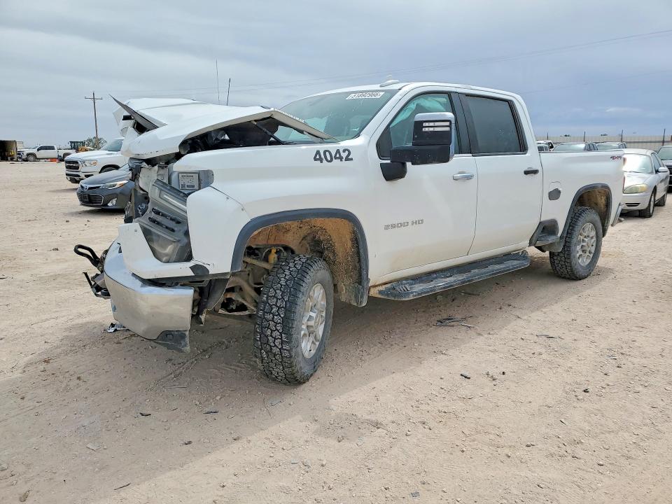 2020 Chevrolet Silverado VIN 1GC4YPEY9LF270105 COPART salvage auction — FRONT END, TX - SALVAGE VEHICLE TITLE, sold $10,200 on 2026-07-27 (photo 1)