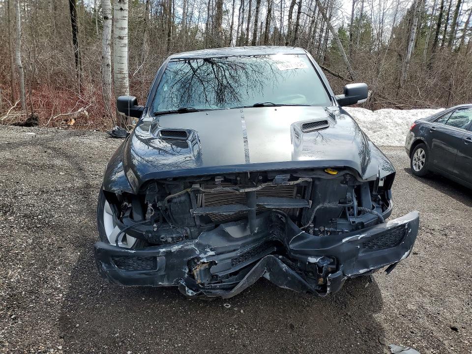 2021 Ram 1500 VIN 1C6RR7LT9MS593726 COPART salvage auction — FRONT END, ON - PERMIT IRREPAIRABLE, sold $3,250 on 2026-07-09 (photo 5)